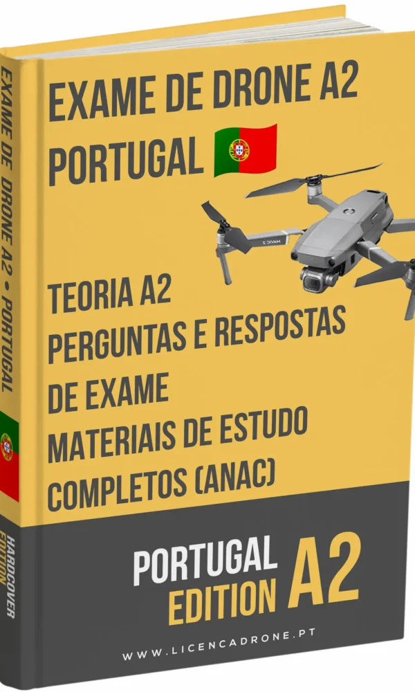 Exame de drone A2 Portugal – Teoria avançada, materiais completos e mais de 500 perguntas tipo exame com respostas - Image 1