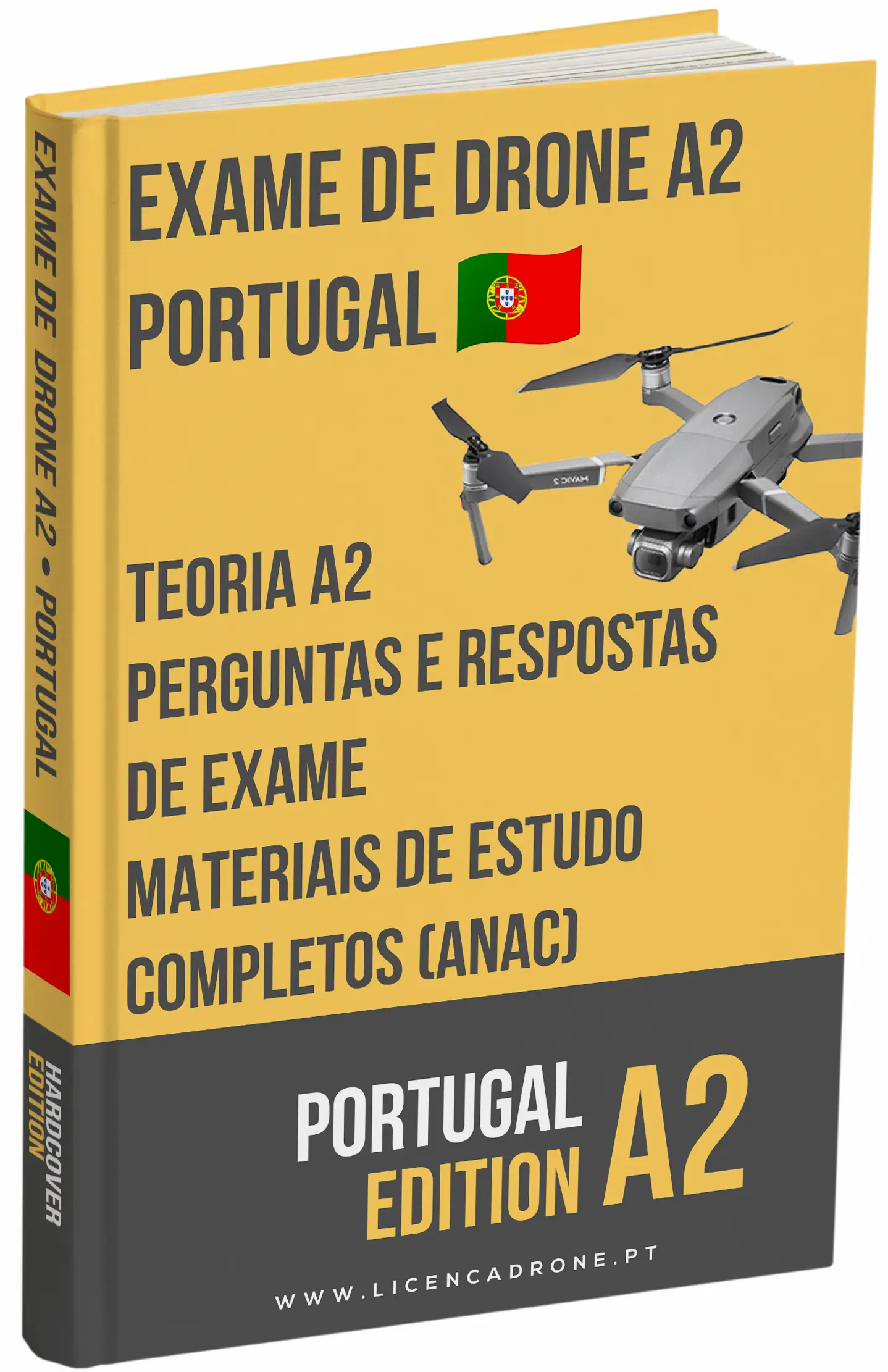 Exame de drone A2 Portugal – Teoria avançada, materiais completos e mais de 500 perguntas tipo exame com respostas - Image 1
