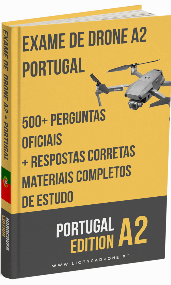Exame de Drone A2 Portugal – 500+ Perguntas Oficiais ANAC com Respostas Detalhadas, Acesso Imediato e Garantia de Aprovação